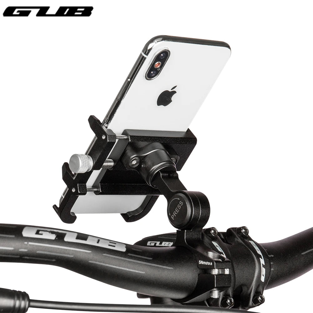 GUB Heavy-Duty Aluminum Motorcycle Phone Mount for Handlebar