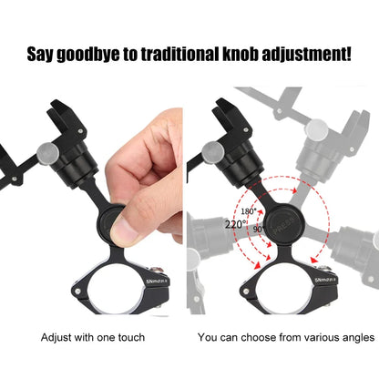 GUB Heavy-Duty Aluminum Motorcycle Phone Mount for Handlebar