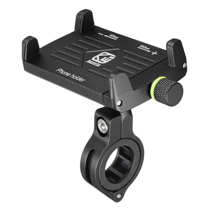 Motorcycle Phone Mount with USB Charger – Aluminum Handlebar Holder for GPS Navigation