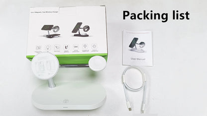 4-in-1 Wireless Charging Station – iPhone, Apple Watch & AirPods