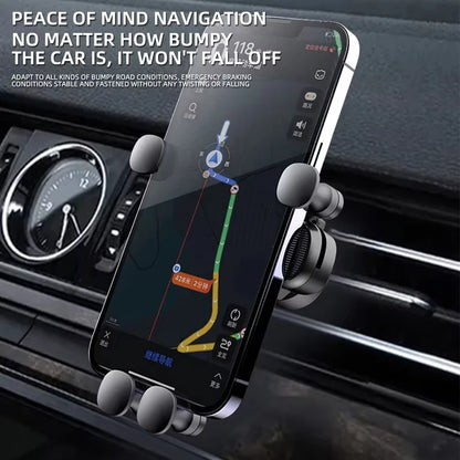 Universal Car Phone Holder with Anti-Vibration Design
