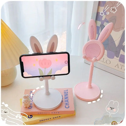 Cute Bunny Phone Stand for Desk