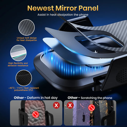 Universal Car Phone Holder for Air Vent with Adjustable Grip