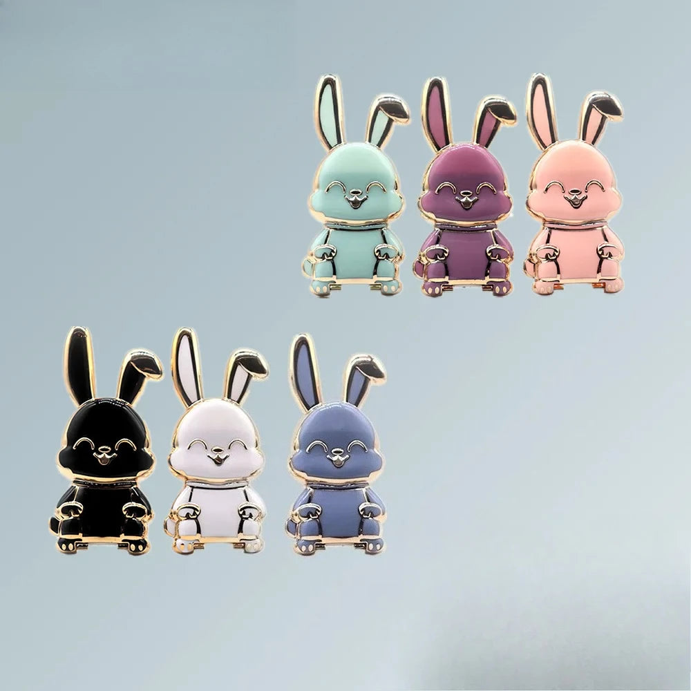 Cute Bunny Phone Stand & Grip – Foldable Desk Holder for Smartphone