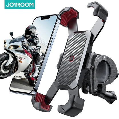 Secure Motorcycle Phone Mount with Anti-Drop Lock