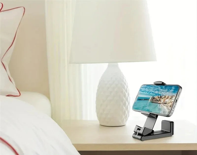 Adjustable Phone Holder for Airplane & Home – Multi-Angle Travel Phone Stand