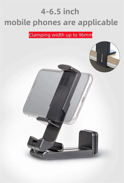 Adjustable Phone Holder for Airplane & Home – Multi-Angle Travel Phone Stand