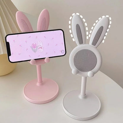 Cute Bunny Phone Stand for Desk