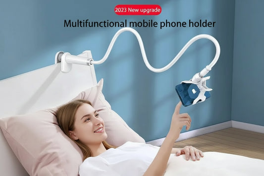 Universal Car Phone Holder with Suction Cup and Adjustable Arm