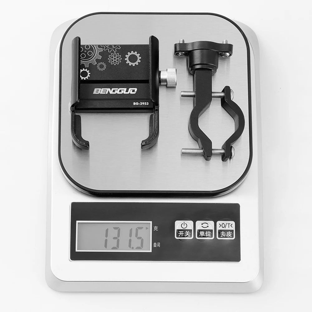 Heavy-Duty Aluminum Motorcycle Phone Mount for Handlebar