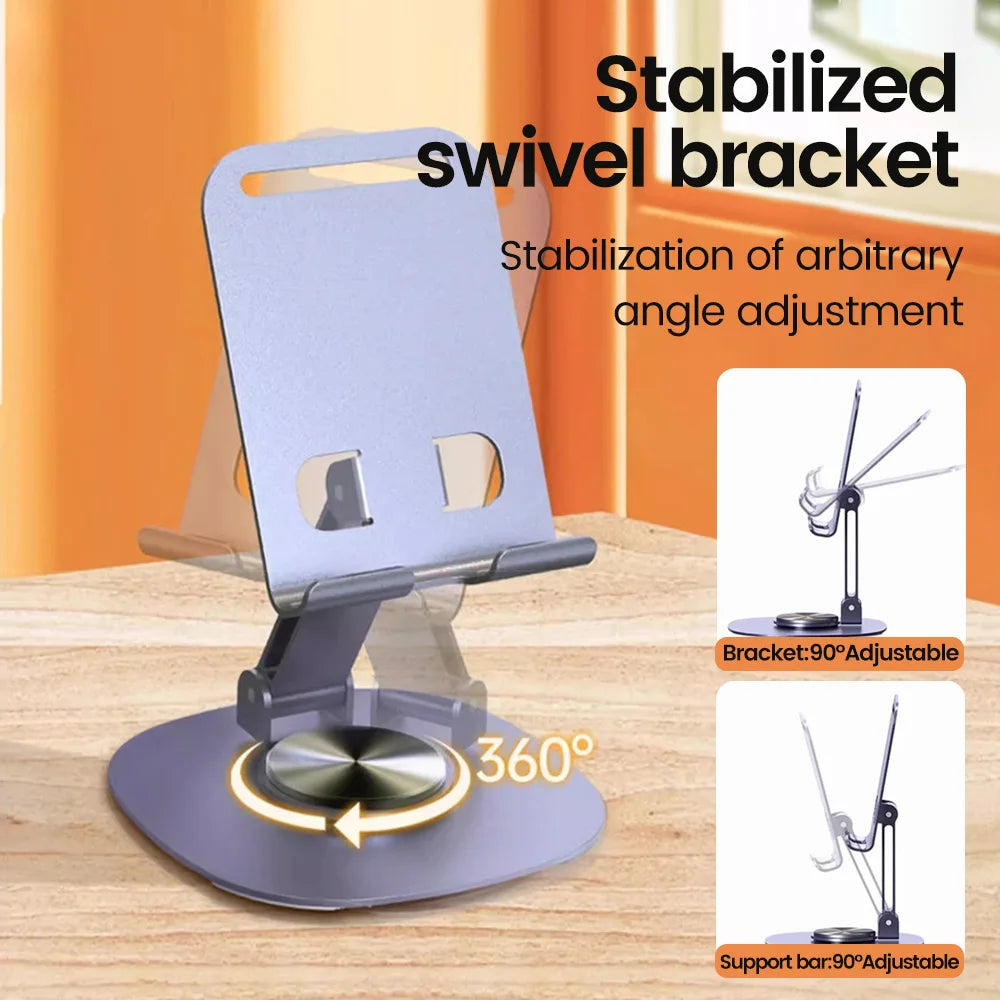 Premium Adjustable Metal Phone Stand for Desk