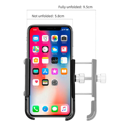 Heavy-Duty Aluminum Motorcycle Phone Mount for Handlebar