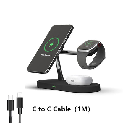 4-in-1 Wireless Charging Station – iPhone, Apple Watch & AirPods