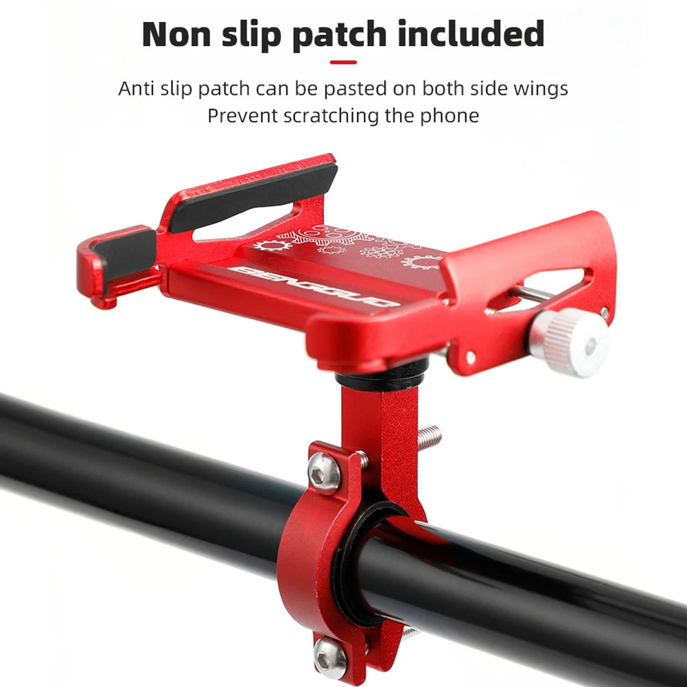 Heavy-Duty Aluminum Motorcycle Phone Mount for Handlebar