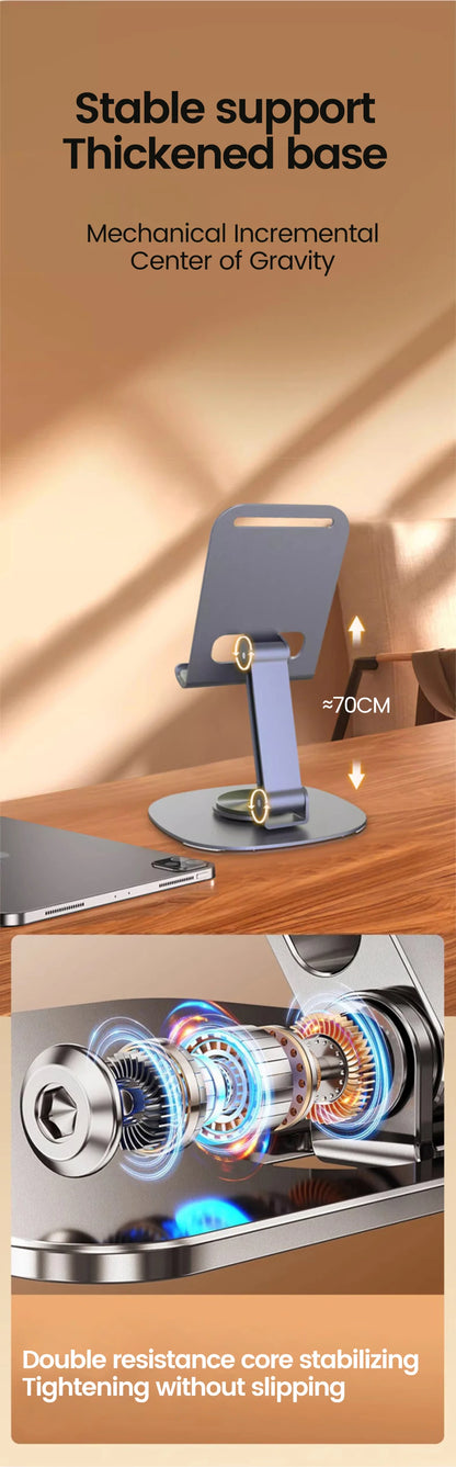Premium Adjustable Metal Phone Stand for Desk
