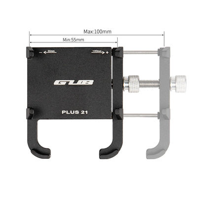 GUB Heavy-Duty Aluminum Motorcycle Phone Mount for Handlebar