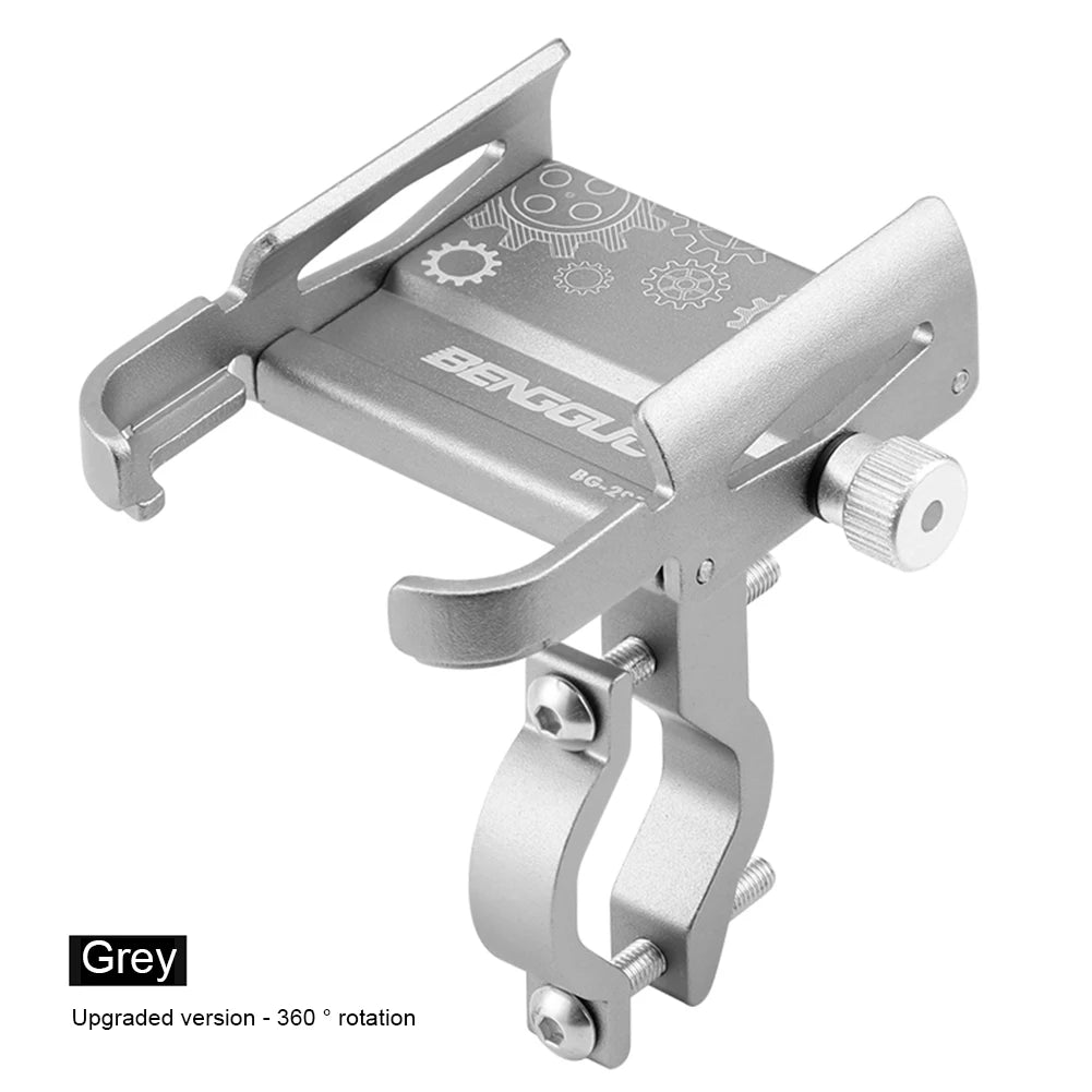 Heavy-Duty Aluminum Motorcycle Phone Mount for Handlebar