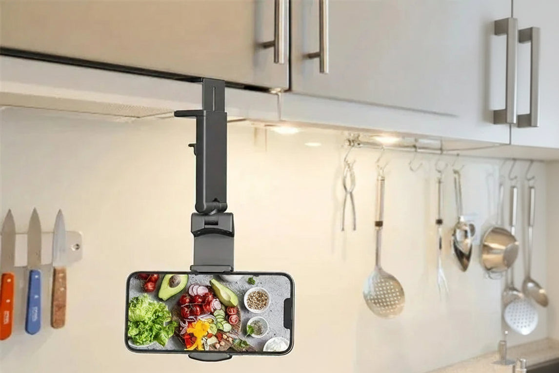 Adjustable Phone Holder for Airplane & Home – Multi-Angle Travel Phone Stand