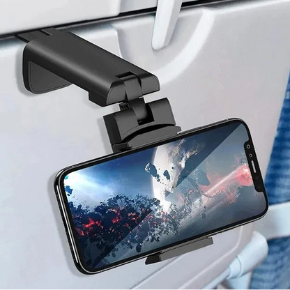 Adjustable Phone Holder for Airplane & Home – Multi-Angle Travel Phone Stand