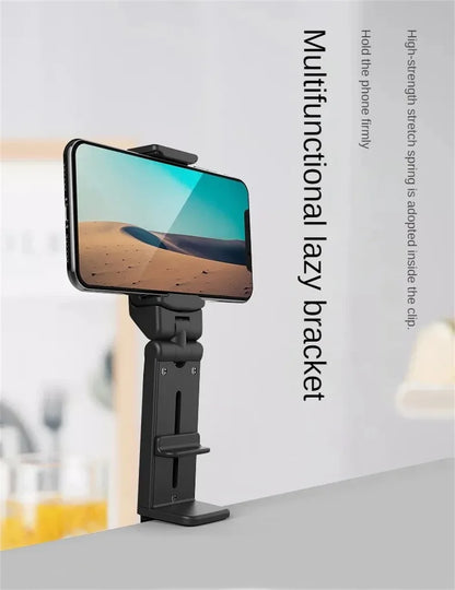 Adjustable Phone Holder for Airplane & Home – Multi-Angle Travel Phone Stand