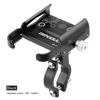 Heavy-Duty Aluminum Motorcycle Phone Mount for Handlebar