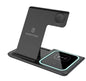 3-in-1 Foldable Wireless Charging Station – 30W Fast Charger for Phone, Watch & Earbuds