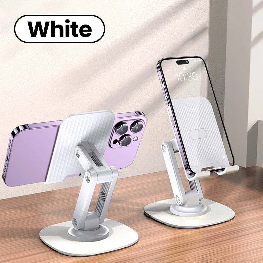 Adjustable Desktop Phone Stand with 360° Swivel Base