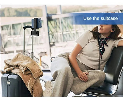 Adjustable Phone Holder for Airplane & Home – Multi-Angle Travel Phone Stand