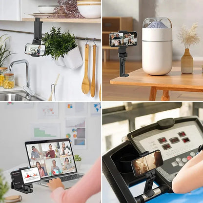 Adjustable Phone Holder for Airplane & Home – Multi-Angle Travel Phone Stand