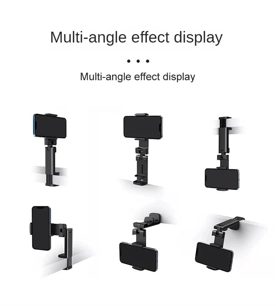 Adjustable Phone Holder for Airplane & Home – Multi-Angle Travel Phone Stand