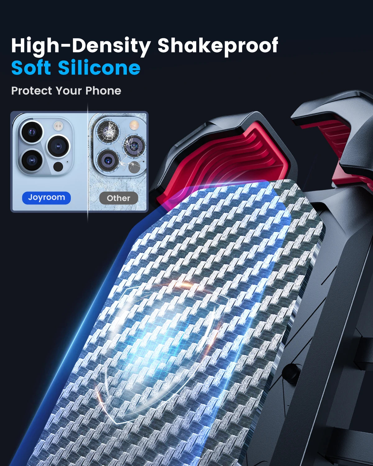 Secure Motorcycle Phone Mount with Anti-Drop Lock