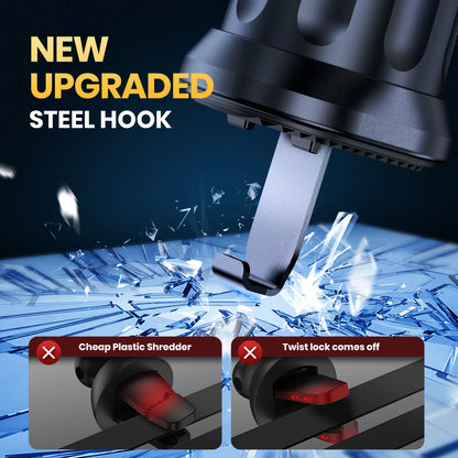 Universal Car Phone Holder for Air Vent with Adjustable Grip