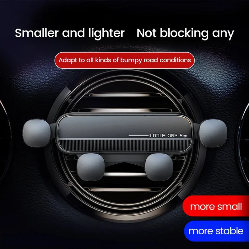 Universal Car Phone Holder with Anti-Vibration Design