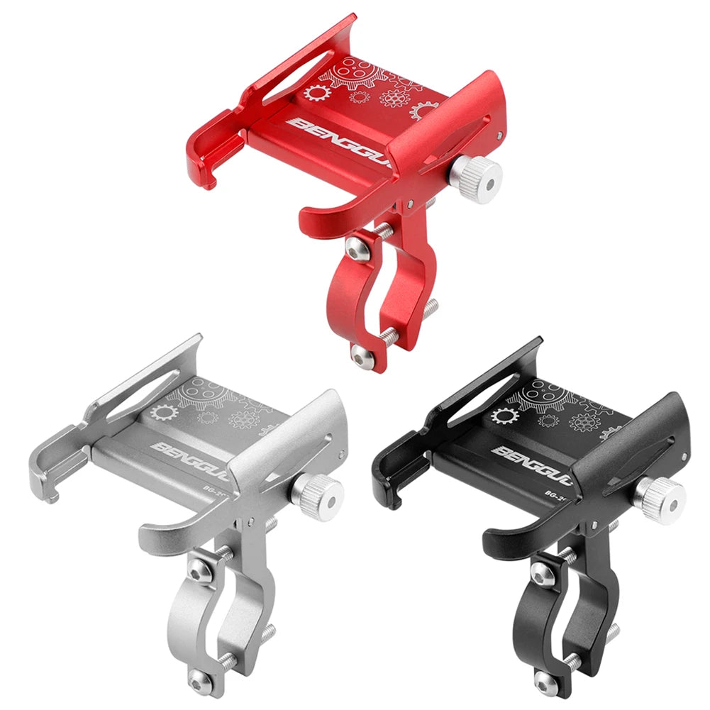 Heavy-Duty Aluminum Motorcycle Phone Mount for Handlebar
