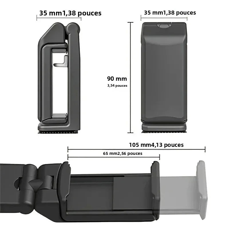 Adjustable Phone Holder for Airplane & Home – Multi-Angle Travel Phone Stand