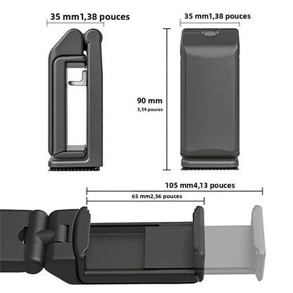 Adjustable Phone Holder for Airplane & Home – Multi-Angle Travel Phone Stand