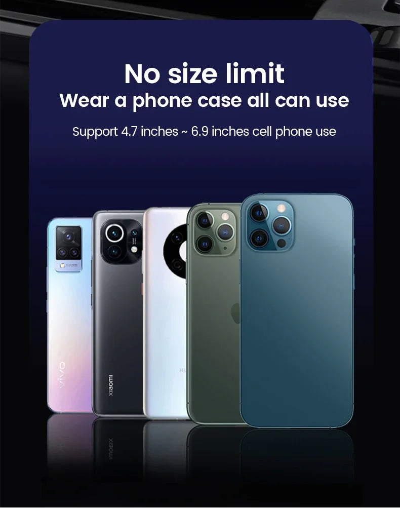 Universal Car Phone Holder with Anti-Vibration Design