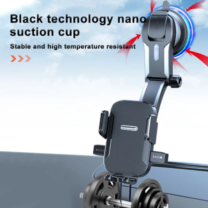 Universal Dashboard Car Phone Holder with Adjustable Arm
