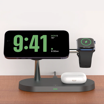 4-in-1 Wireless Charging Station – iPhone, Apple Watch & AirPods