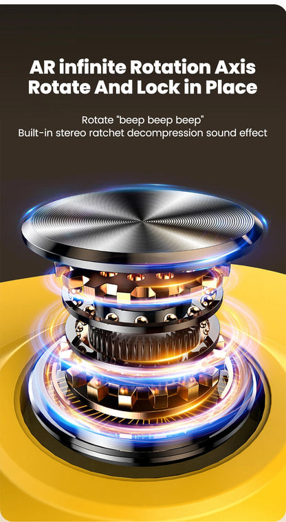 Adjustable Desktop Phone Stand with 360° Swivel Base