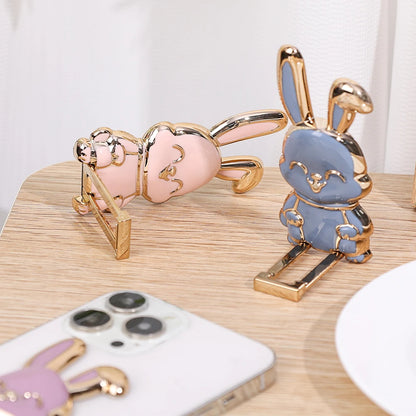 Cute Bunny Phone Stand & Grip – Foldable Desk Holder for Smartphone